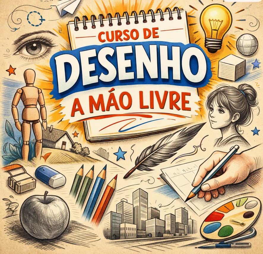 Curso Presencial de Desenho para Iniciantes