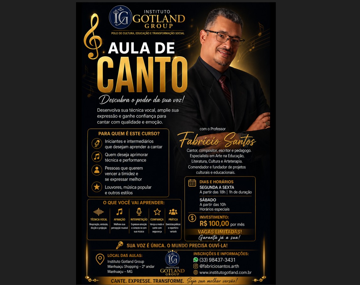 Curso Básico de Canto com Técnica Vocal para Iniciantes