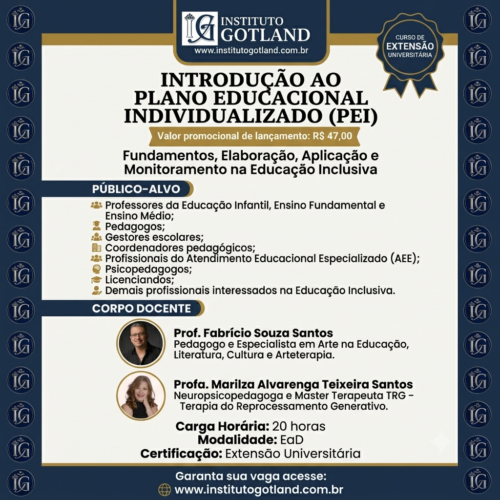 INTRODUÇÃO AO PLANO EDUCACIONAL INDIVIDUALIZADO (PEI)